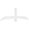 Ekena Millwork Bellingham Architectural Grade PVC Gable Bracket, 96"W x 28"H x 2"D x 6"F, 7/12 Pitch GBP096X28X0206BEL00 - alternate 1